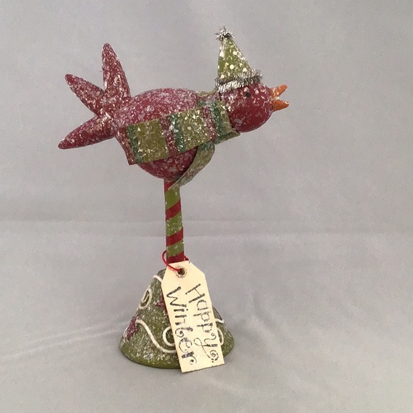 Other - NWOT Whimsical Happy Winter Bird